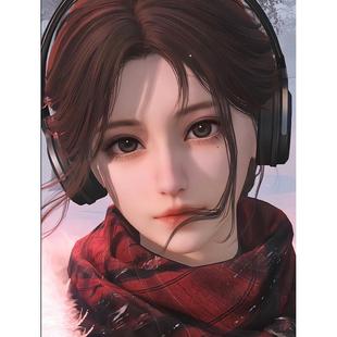 恋与深空捏脸 雪后晴天 是冬日纯情的告白 精致捏脸 通用