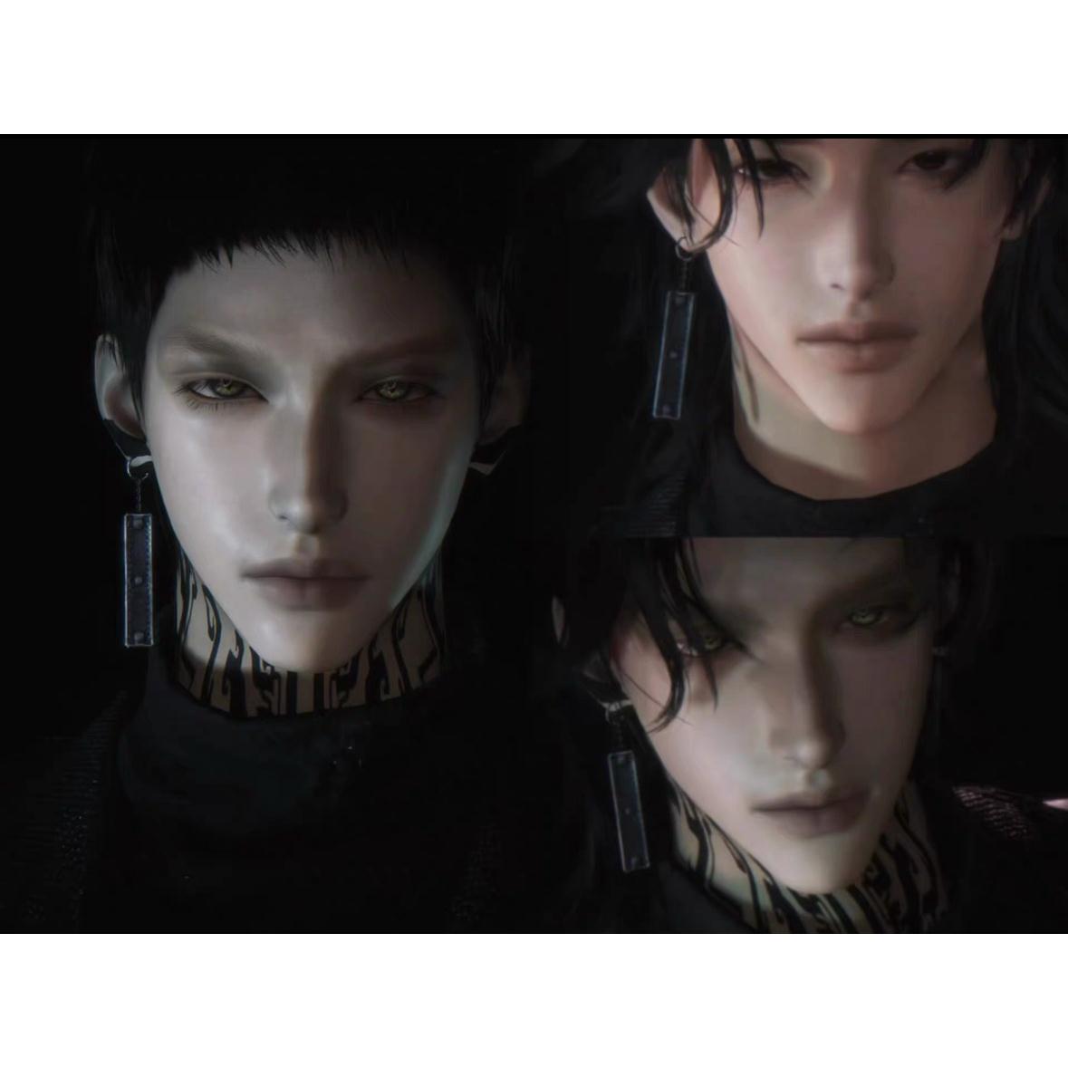 燕云十六声捏脸 䲬&魌|薄荷龍|+BBBBae|超帅成男 PC端手游通用