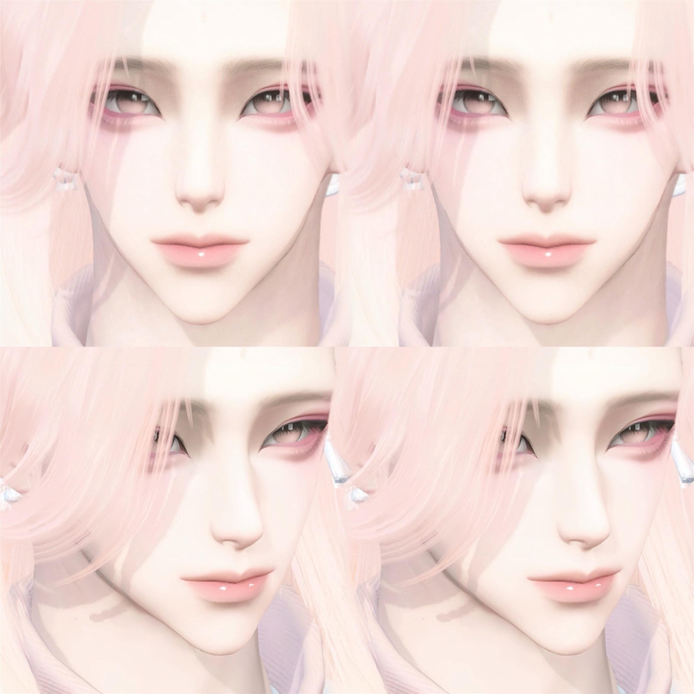 兔兔逆水寒手游捏脸男通用