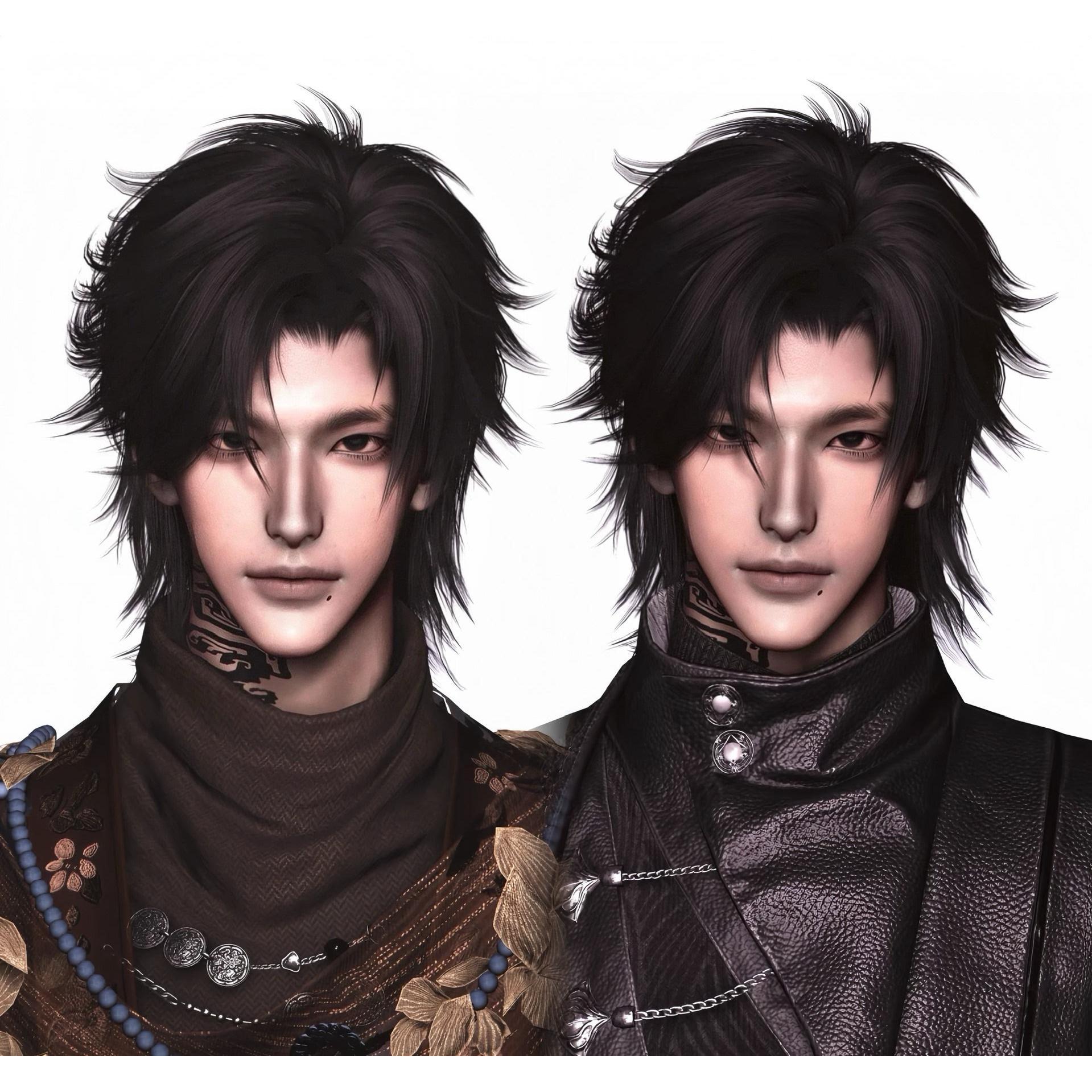 晟 权威男脸 燕云十六声捏脸男 端游手游通用