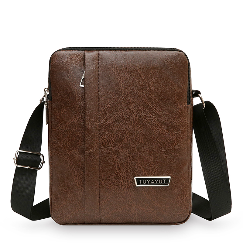 韩版新款单肩包防水男包小挎包男士斜挎休闲包商务背包竖款手机包