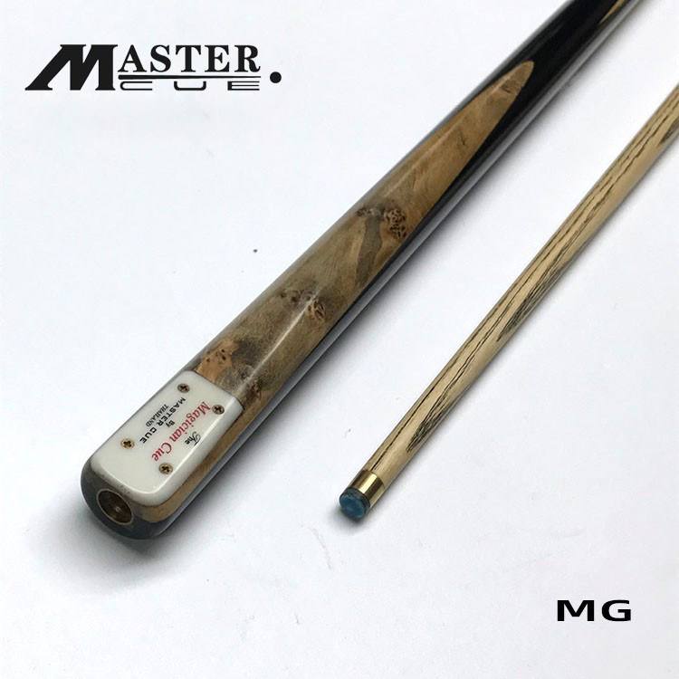 泰国进口master台球杆MG英式斯诺克手工小头杆通杆中式黑八桌球杆
