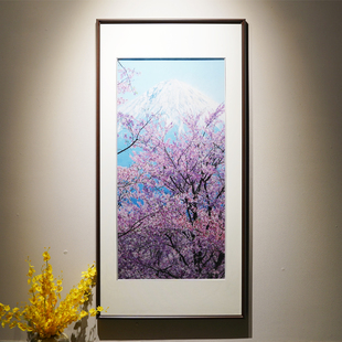 饰画 新中式 风格 竖版 大尺寸家庭挂画手工苏绣刺绣画玄关入户客厅装