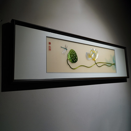沙发背景新中式可定制非遗挂画