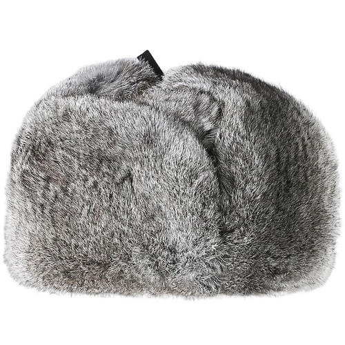 兔毛真皮护耳中老年人雷锋帽子