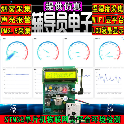基于单片机云平台WIFI物联网设计