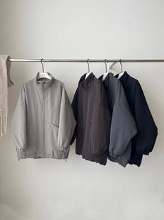 宽松百搭棉服 2025新款 Der.moookka韩版 洋气立领绵羊毛外套女冬季