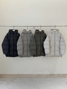 重磅246克MOCHA 外套 DAN加厚连帽一手长连帽90白鸭绒羽绒服女冬季