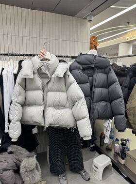 正版JVV SISTER韩系连帽泡芙95白鸭绒羽绒服女冬季新款保暖短外套