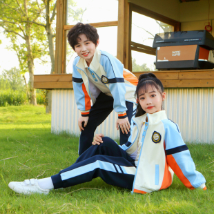 小学生班服三件套春秋学院风运动会服装 校服套装 幼儿园大小班园服