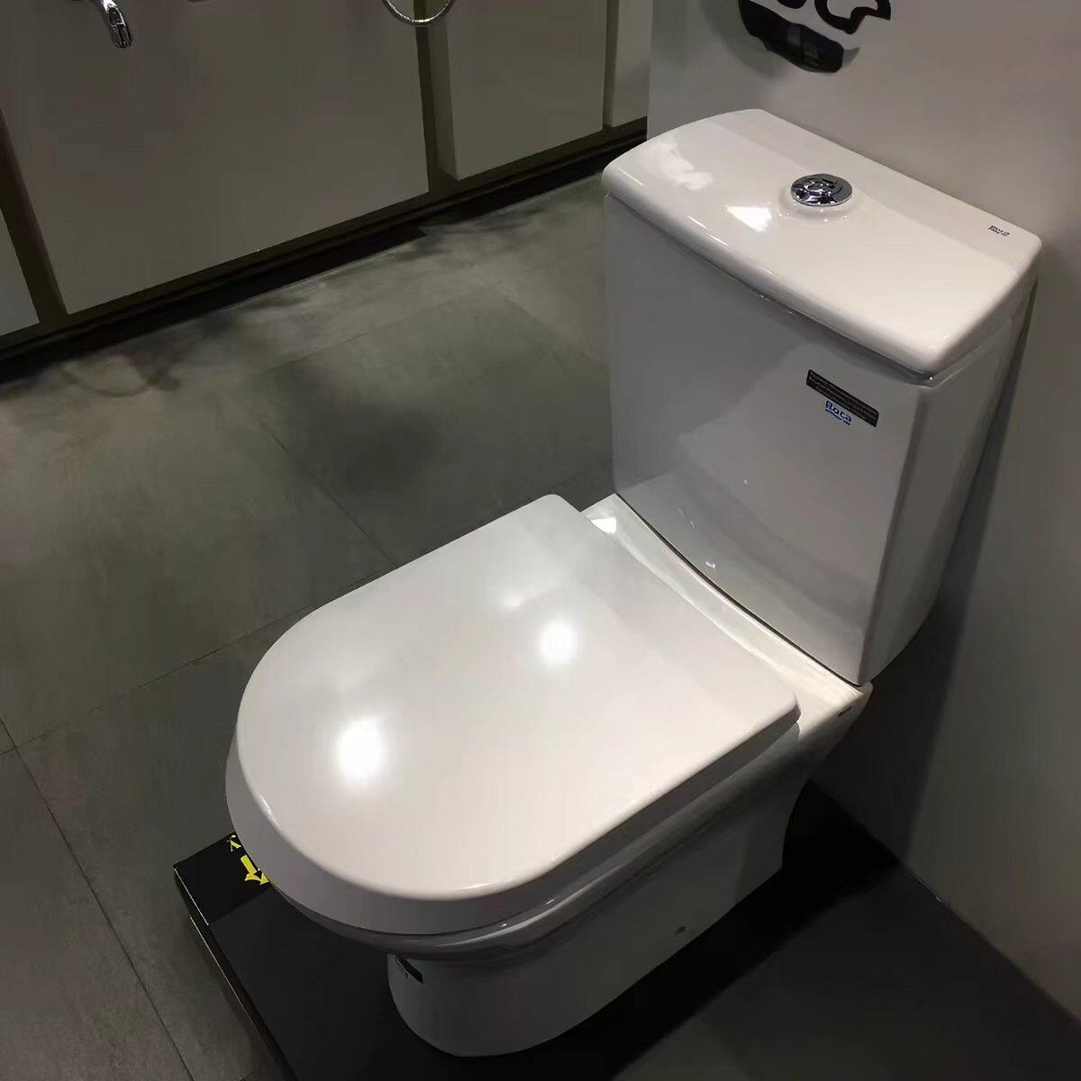 ROCA乐家尼梭马桶盖原厂脲醛树脂盖板80N612001厕所油压盖子