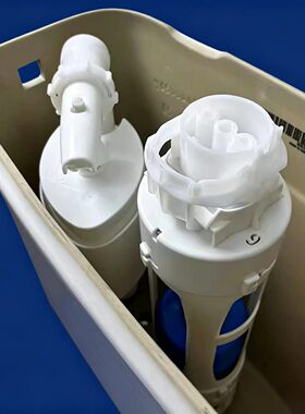 香港乐家ROCA马桶冲水阀座便器水箱配件排水阀老款蓝色阀芯下水器