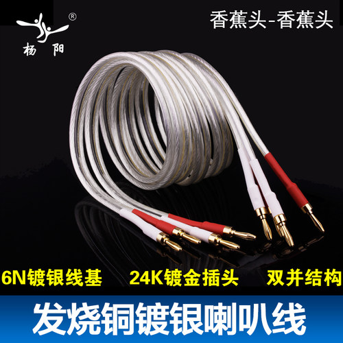 yyaudio音箱线发烧级HiFi6N专业