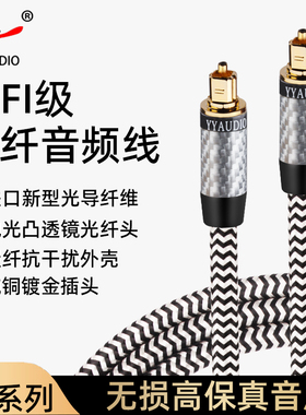 YYAUDIO光纤音频线spdif音响功放数码数字解码器电视投影仪连接线