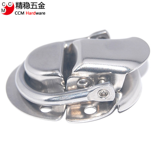 精稳五金 太阳能不锈钢震光搭扣 铁皮箱工具箱箱扣 40019