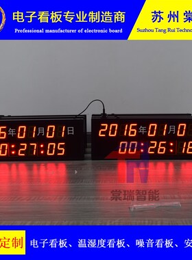 推荐CDMA授时同步时分秒时钟485通讯字符叠加LED电子看板厂家直销