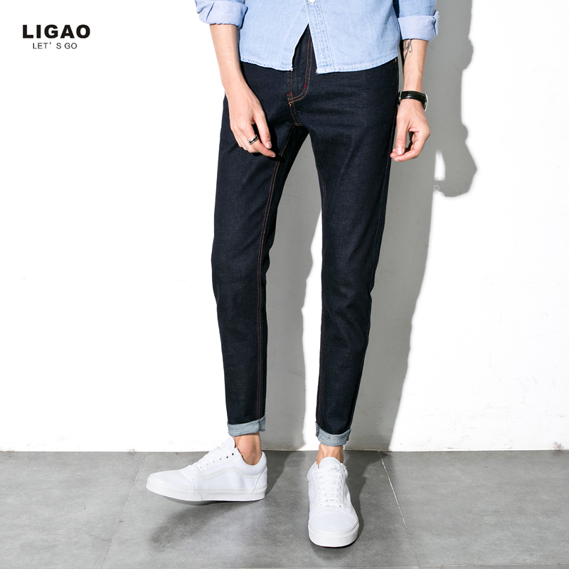 LIGAOÁ¦¸ßÏļ¾º«°æÅ£×пãÄÐʿС½Å¿ãÐÞÉíÐ͵¯Á¦ÇàÉÙÄêÐÝÏпã×Ó³±