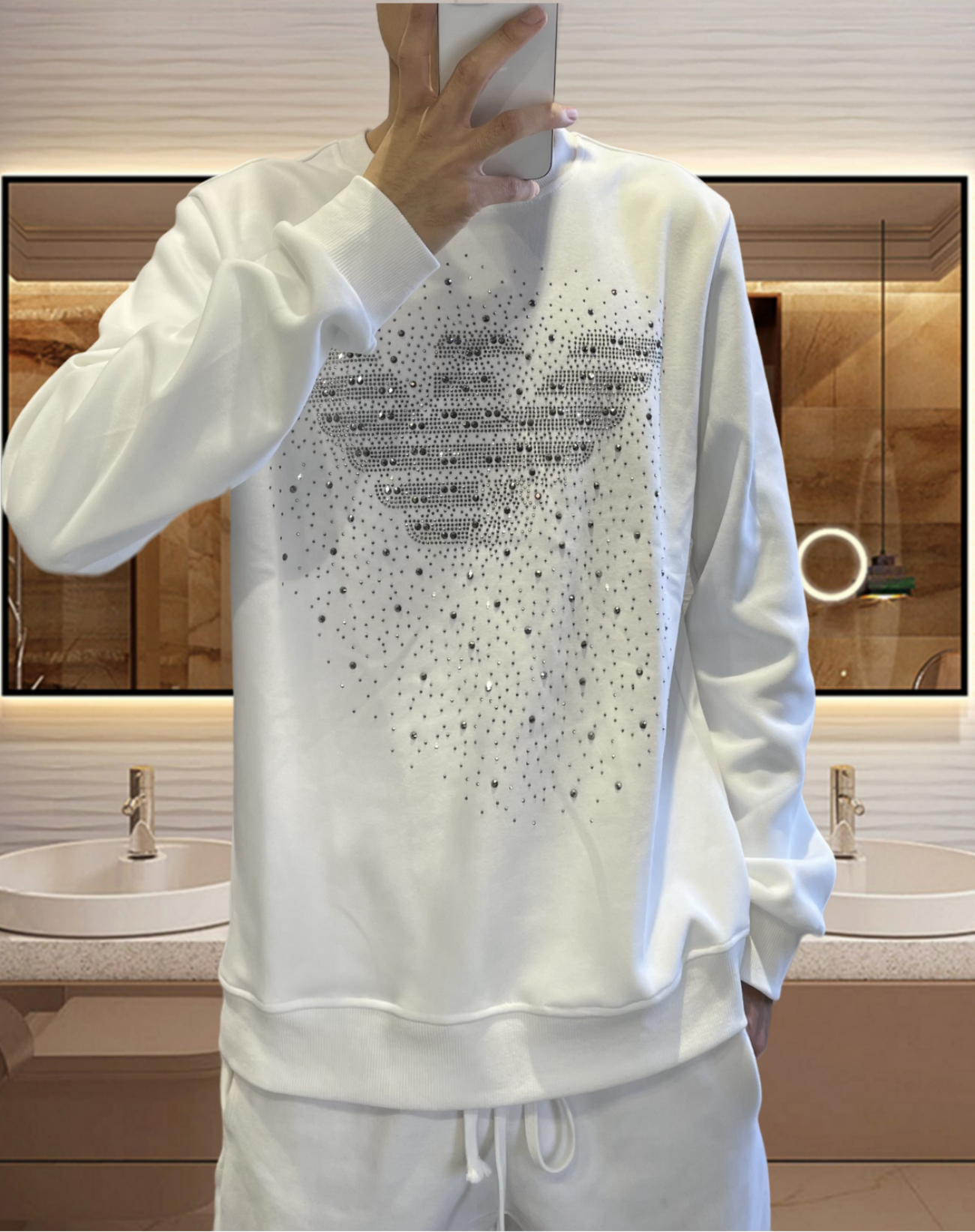 精神小伙潮牌烫钻卫衣男女情侣上衣服秋冬加绒打底衫时尚大码长袖,男装,卫衣,淘宝优惠券,粉丝福利购,淘宝优惠卷