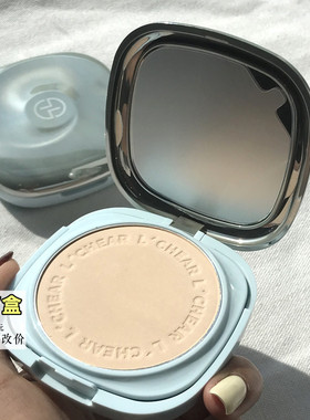 蕾琪粉饼控油定妆防晒粉饼干湿两用美白遮瑕防水补妆散粉带粉扑