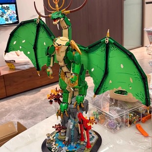 2026适用乐趣高幻影忍者守护神龙大机甲积木儿童拼装积木玩具礼物