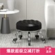 家用美缝凳子滑轮矮凳椅子儿童带娃学步凳旋转美甲修脚矮凳圆凳子
