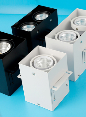 铝方通吊顶专用led灯cob斗胆灯射灯筒灯8公分10公分12公分方通灯