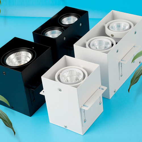 铝方通吊顶专用led灯cob斗胆灯射灯筒灯8公分10公分12公分方通灯 - 封面