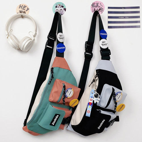 胸包男士潮流街头斜挎小背包女
