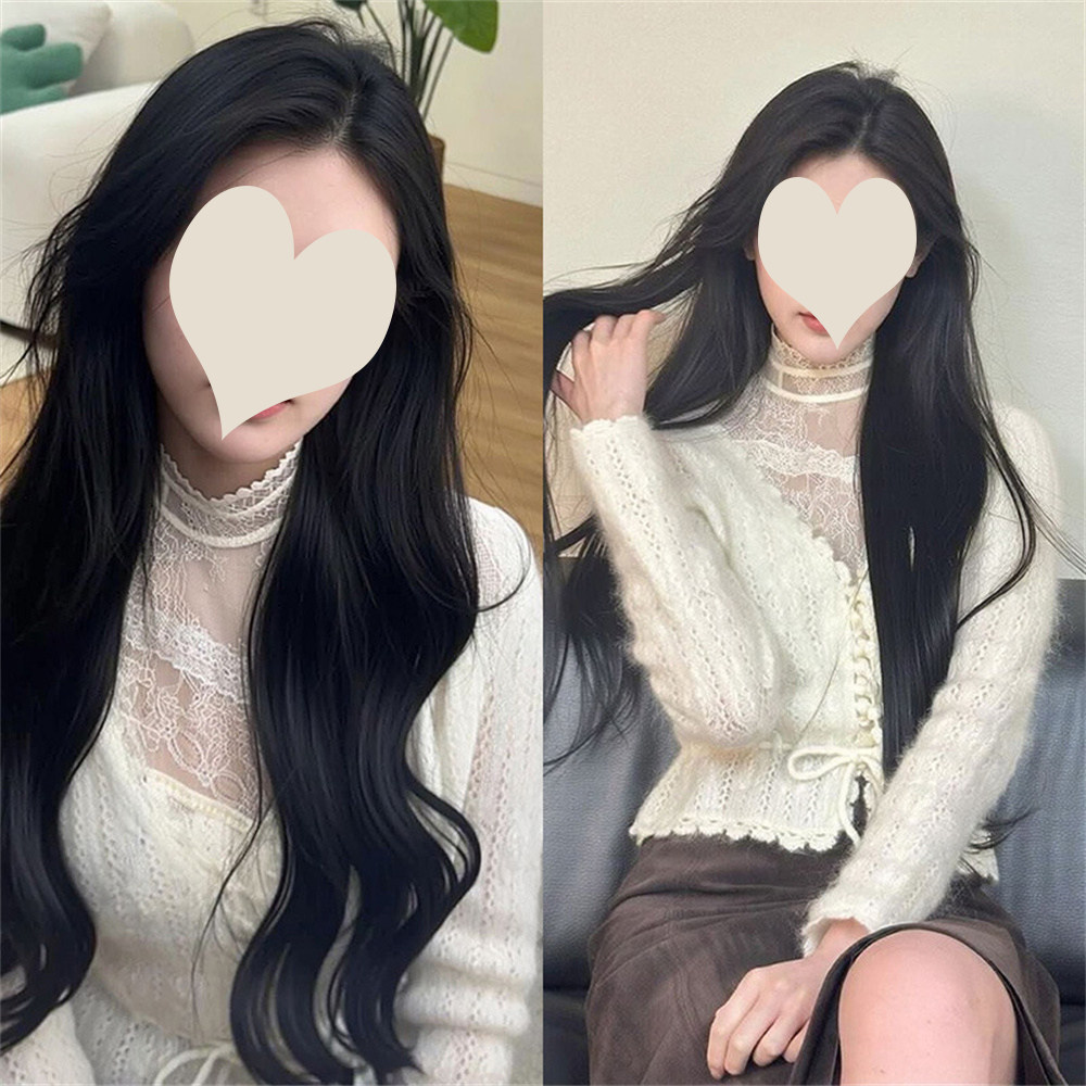 【现】2026春夏新款白色蕾丝翻领针织衫女修身套头气质打底衫