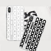 潮牌CDG适用苹果13promax手机壳iphone12全包xr软套78plus透明11 16pro