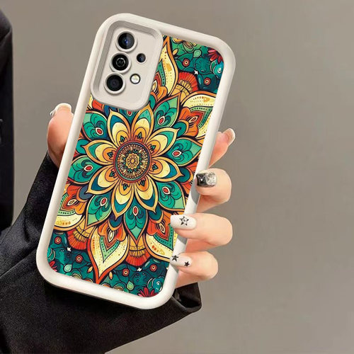 民族风花纹适用于三星Galaxy S24/S23/S25ultra手机壳A15/A55防摔A22新款A73保护外壳A57/a57复古17