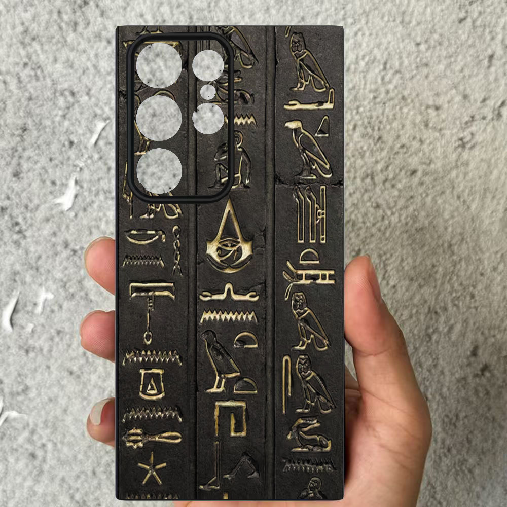 刺客信条A56手机壳适用SAMSUNG s24三星S23ULtra S25+ A72 A22细磨砂软壳s24plus古埃及文明