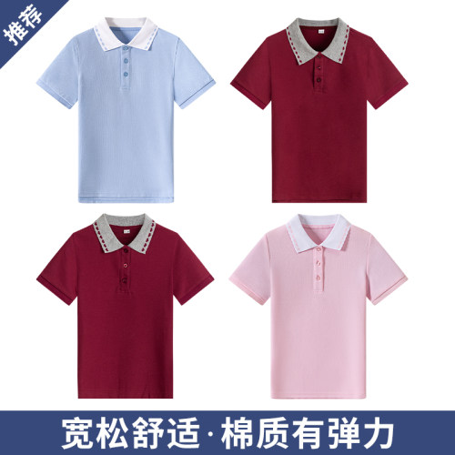 POLO衫夏季薄款小学生校服