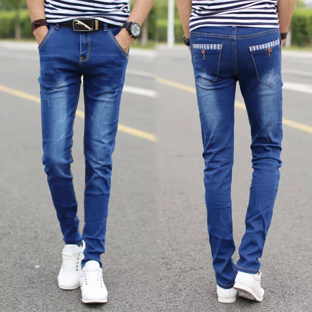 Jeans pour adolescent pieds Slim pour hiver - Ref 1463405 Image 1