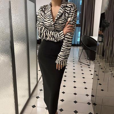 莫代尔包臀半身裙女高腰修身显瘦2026中长款舒适薄款紧身一步长裙