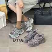 女百搭轻便软底运动休闲鞋 她菲娅2025冬新款 欧货加绒老爹鞋 18736