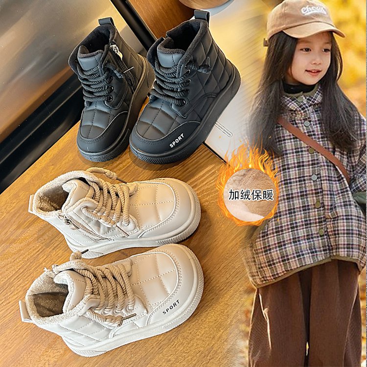 女童靴子2025秋冬季新款雪地靴