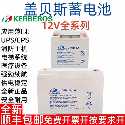 盖尔斯12V铅酸免维护蓄电池