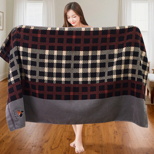 a类纯棉浴巾毛巾套装 专用洗澡巾裹巾 男女家用吸水洗脸巾成人男士