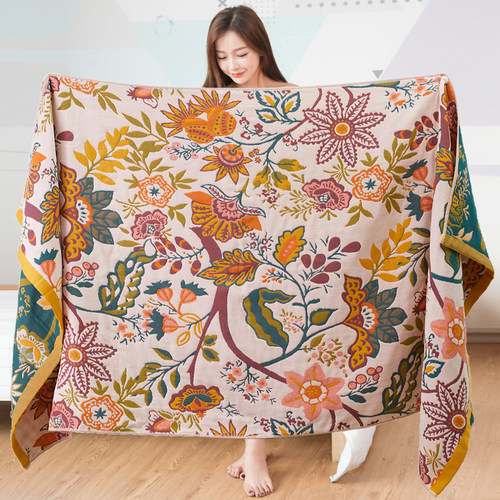 纯棉纱布大浴巾家用吸水