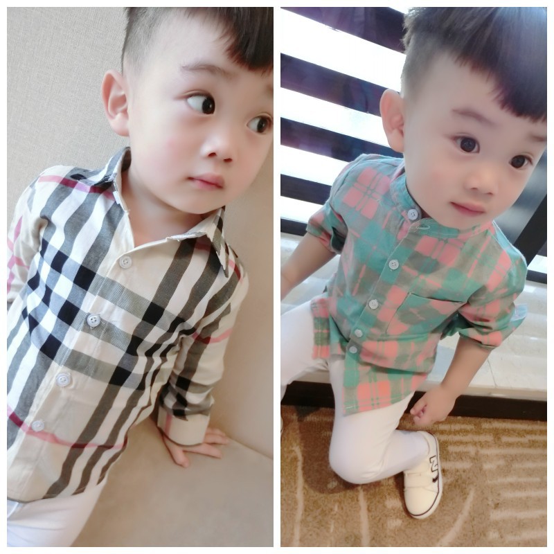 Chemise enfant à manche longue - Ref 2083010 Image 1