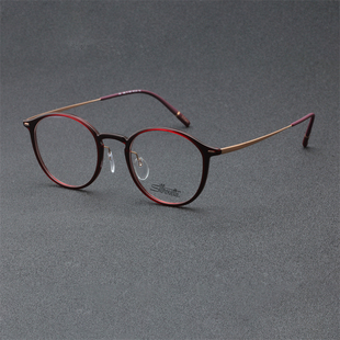 25新款Silhouette诗乐眼镜框轻盈钛架商务可配近视镜框SPX2968