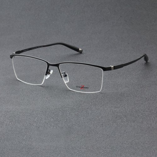 品牌特价纯钛商务系列方框眼镜架