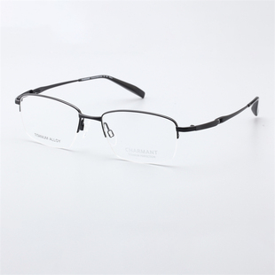CHARMANT夏蒙眼镜架半框男士商务系列时尚舒适近视镜眼镜CH29541