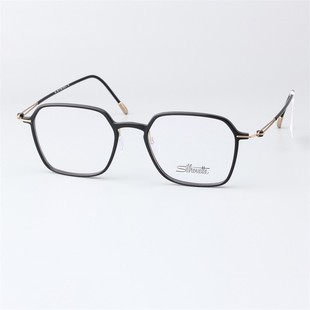 Silhouette诗乐眼镜架新款复古多边形眼镜框可配近视眼镜男女2927