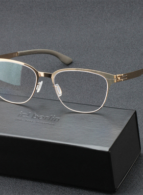 【25新款】IC! BERLIN艾晰柏林眼镜框无螺丝钢片商务眼镜架Marla