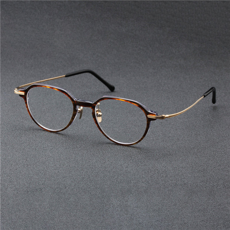 MASUNAGA日本增永手工眼镜框男女款近视眼镜架复古超轻薄款GMS834