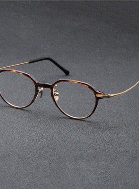 MASUNAGA日本增永手工眼镜框男女款近视眼镜架复古超轻薄款GMS834
