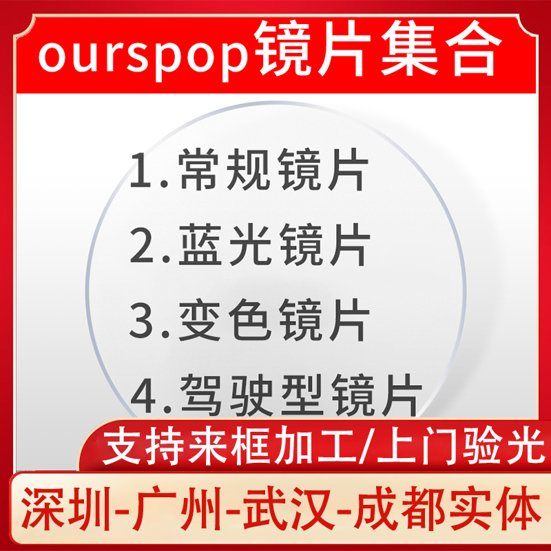 非球面防蓝光驾驶型近视镜片