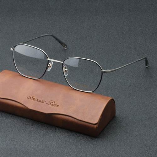 声线眼镜超轻纯钛近视镜框AL-106